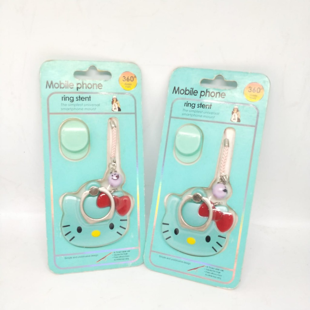 IRING STENT ORIGINAL GAMBAR HELLO KITTY MOBILE PHONE