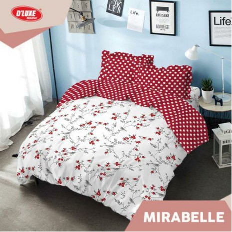 BEDCOVER KINTAKUN D'LUXE (sprei rumbai) 180 X 200 MIRABELLE