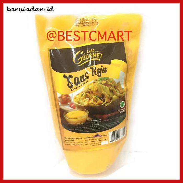 

gnidderdsaus- euro gourmet cheese sauce / saus keju 500gr -asliiiiii.