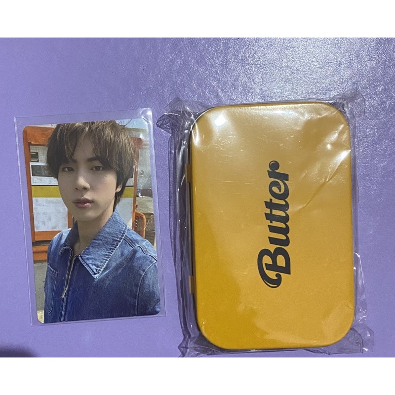 (Booked) POB Gift Weverse Butter with tincase BTS album JIN ready