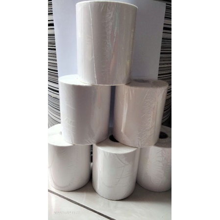 

kertas thermal 100mm x150mm x300 pcs logo jnt dan polos