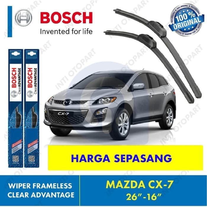 Wiper Blade Mazda CX7 BOSCH frameless ADVANTAGE 16-26&quot; ORIGINAL