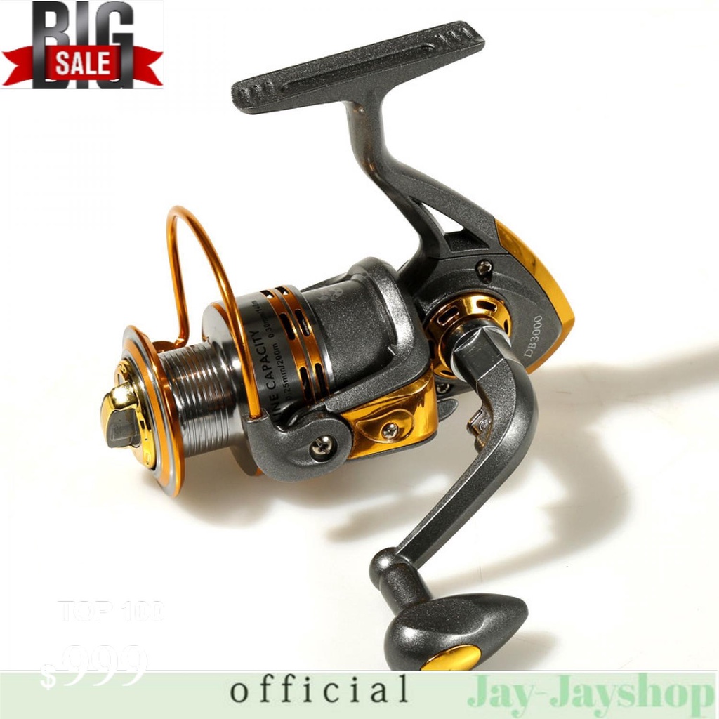 Debao Gulungan Pancing DB3000A Metal Fishing Reel 10 Ball Bearing