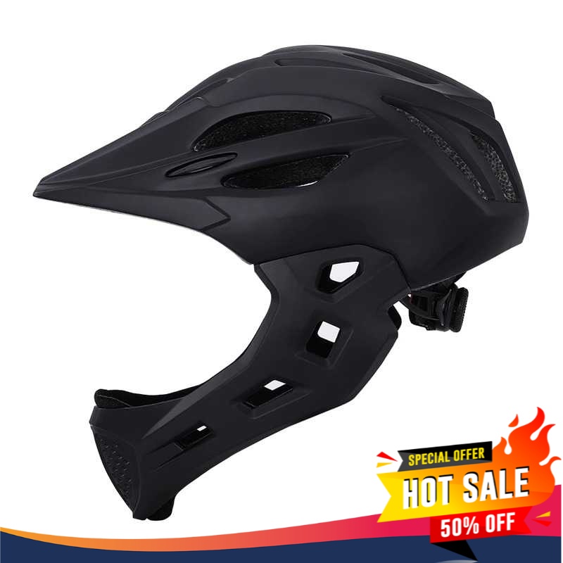 Helm Sepeda Anak Fullface Modular Untk Roadbike MTB Seepda Lipat - CHF78