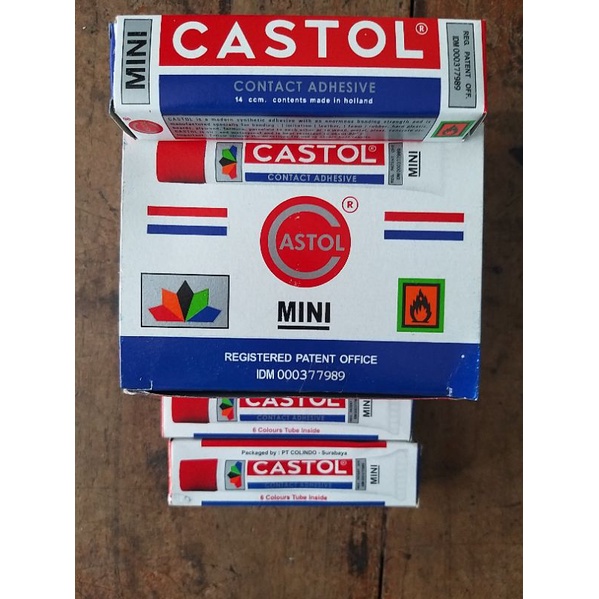 

[BOX ISI 12] LEM CASTOL MINI ORI BERKUALITAS