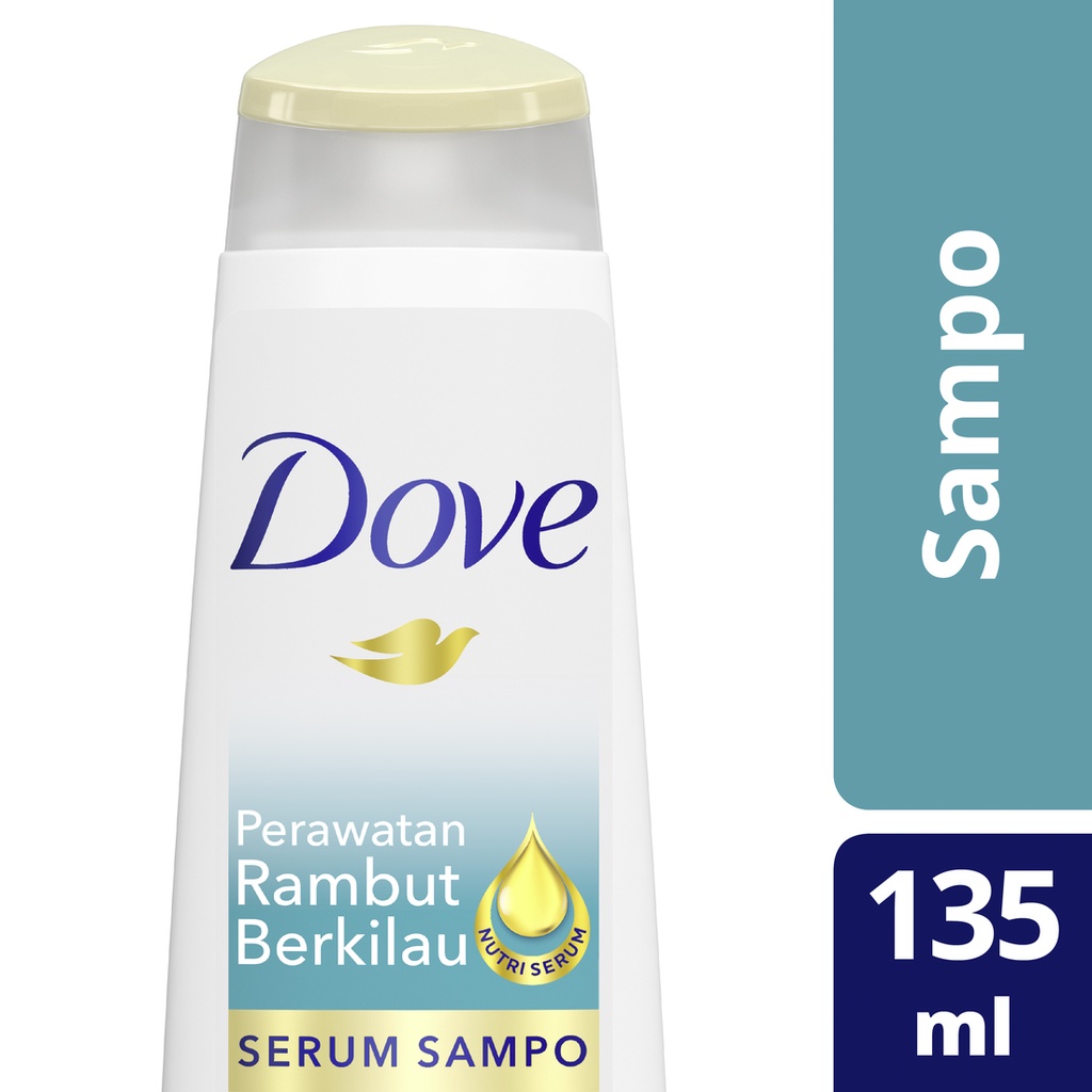 Dove Shampo Perawatan Rambut Berkilau 135 Ml