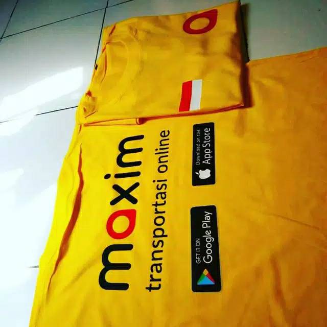 KAOS MAXIM OJEK ONLINE OJOL BAJU TSHIRT DISTRO COTTON KEREN