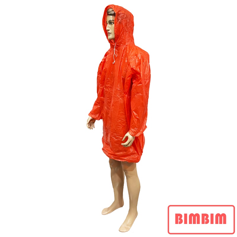 Jas Hujan Poncho Plastik Parasut Murah