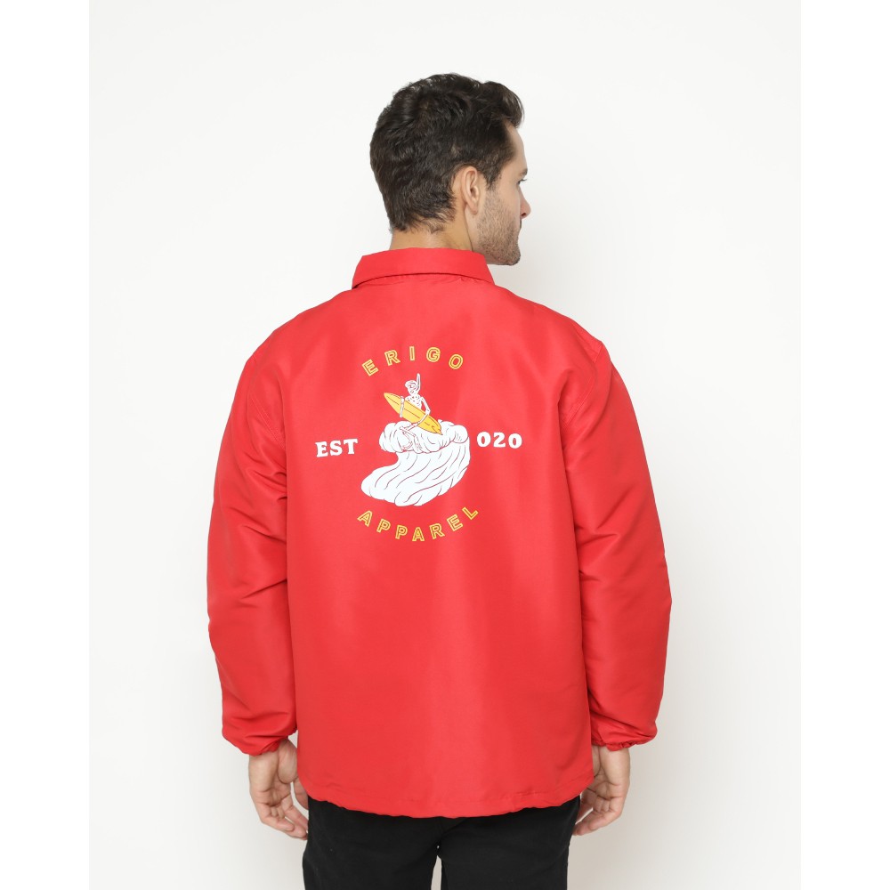 Erigo Coach Jacket Waida Red