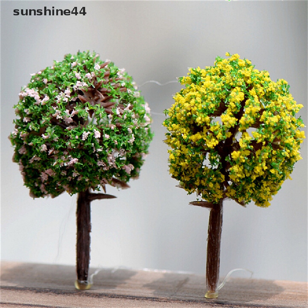 Sunshine 5pcs / lot Ornamen Bola Bunga Warna-Warni Untuk Dekorasi Lansekap Mikro