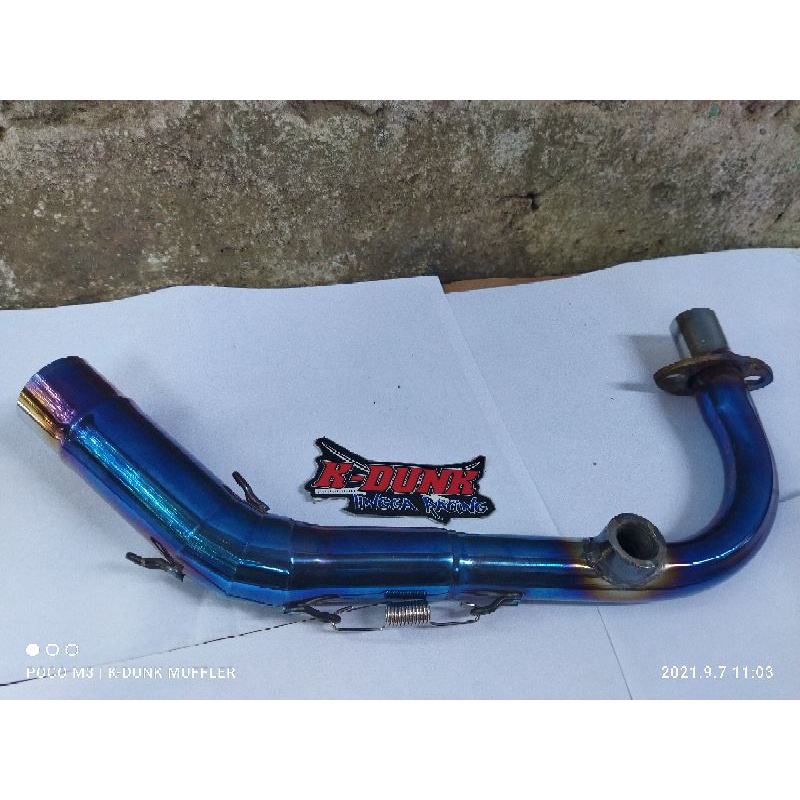 Pipa Leher knalpot vespa matic sprint lx iget primavera sprint 3v piagio vespa s125 bluemon