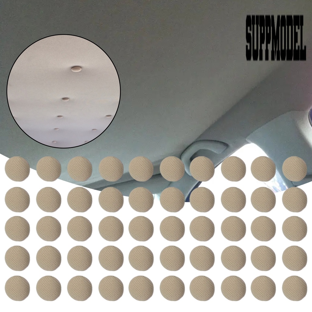Suppmodelx &lt; 1 Set Kancing Snap Universal Tekstur Kisi-Kisi Tahan Lama Untuk Dekorasi Interior Mobil