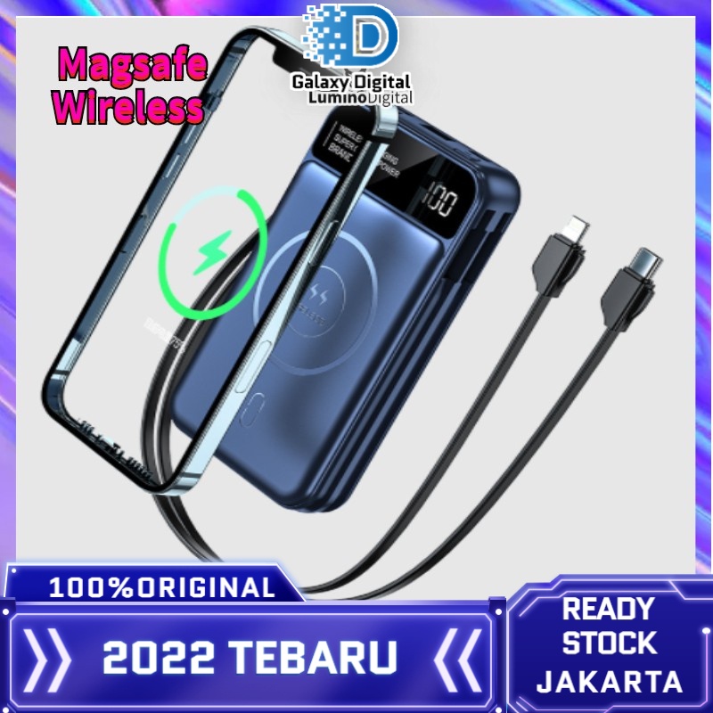 Mag/safe Charger  / Power Bank 20000 Mah Quickly Charger Charger / Battery Pack Powerbank 20000 Mah /powerbank Mini / Powerbank Murah Power bank