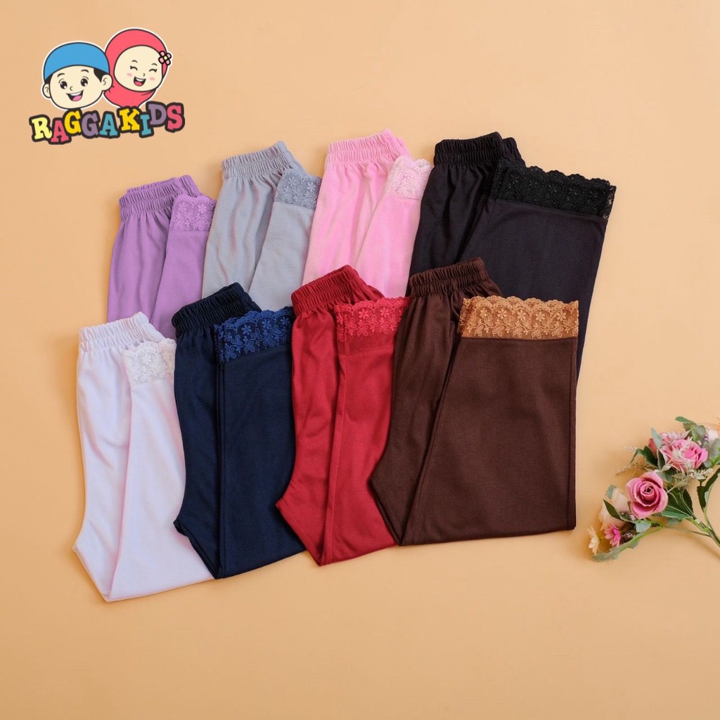 Celana Dalaman Gamis Raggakids inner pants anak remaja dan dewasa free mini bros