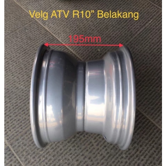 Velg Belakang ATV Ring 10 inch lebar 8 inchi