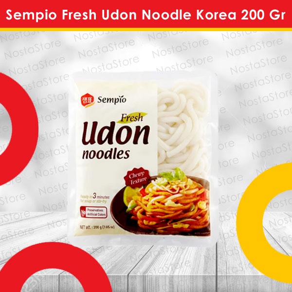 

Sempio Fresh Udon Noodle / Mie Tebal / Mie Udon Instant 200 Gr Korea