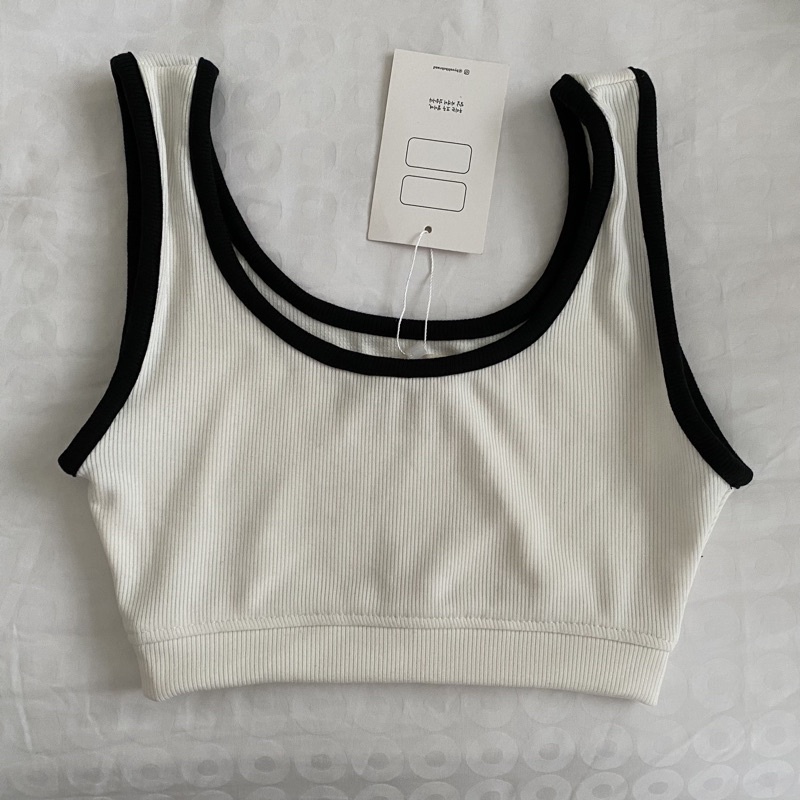 byeol the brand x miha rici top white jual rugi