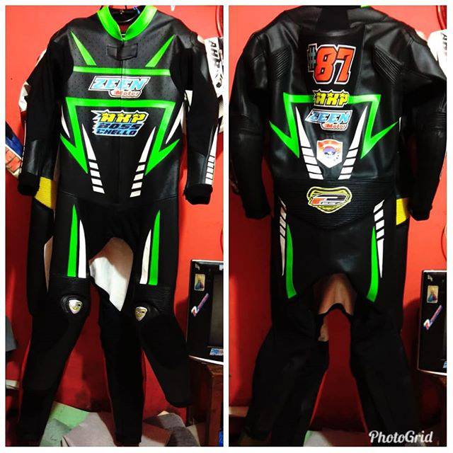 wearpack road race & drag custom desain suka"