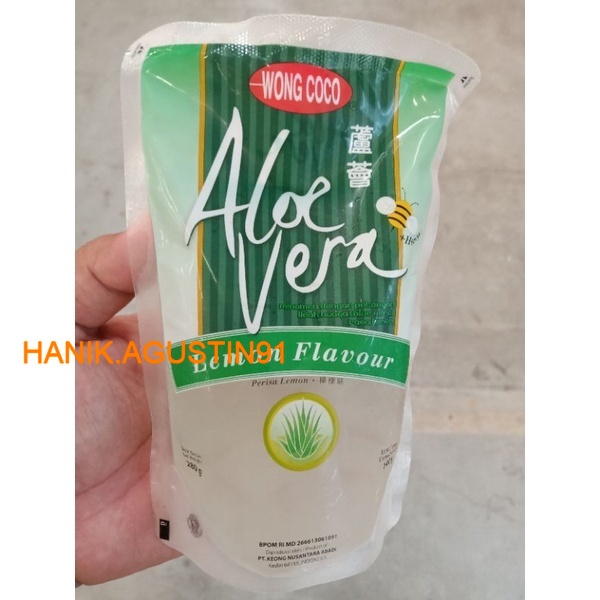 

Wong Coco Aloe Vera Cubes Rasa Lemon 280gr