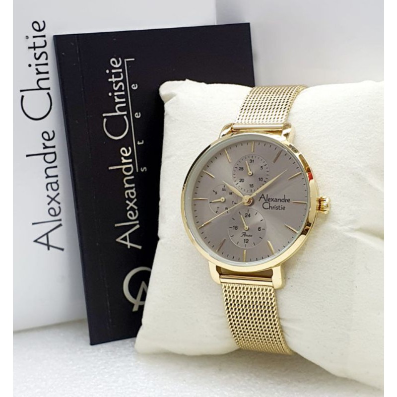 JAM TANGAN ALEXANDRE CHRISTIE 2916 RANTAI PASIR ORIGINAL