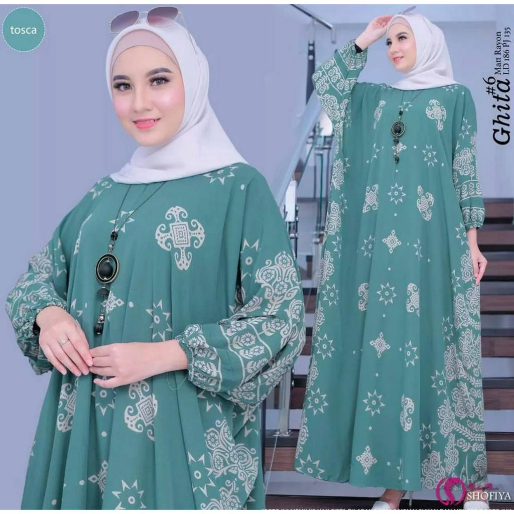 GAMIS KAFTAN Longdres Jumbo Terbaru Kekinian Viral Modern resleting depan lengan panjang