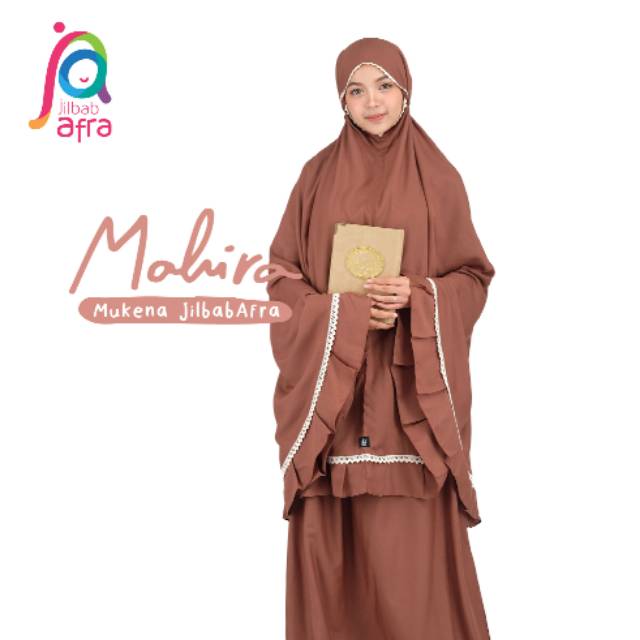 Mukena Mahira Jilbab Arfa Warna Milo