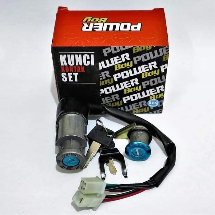KUNCI KONTAK SET (POWER) SUPRA FIT NEW/ FIT X + KUNCI JOK BELAKANG