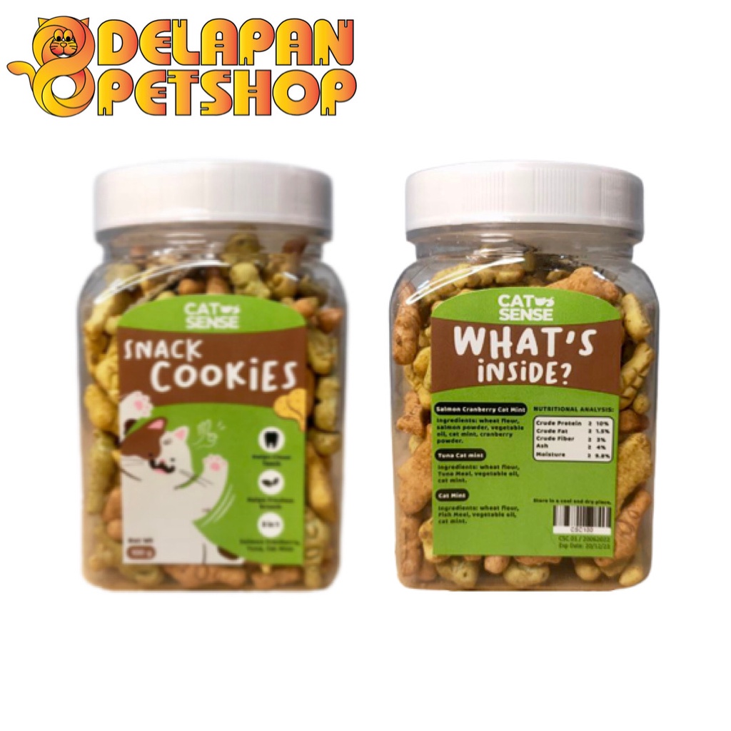 CatSense Snack Cookies 100 Gram / Catnip Biscuit / Cemilan Kucing