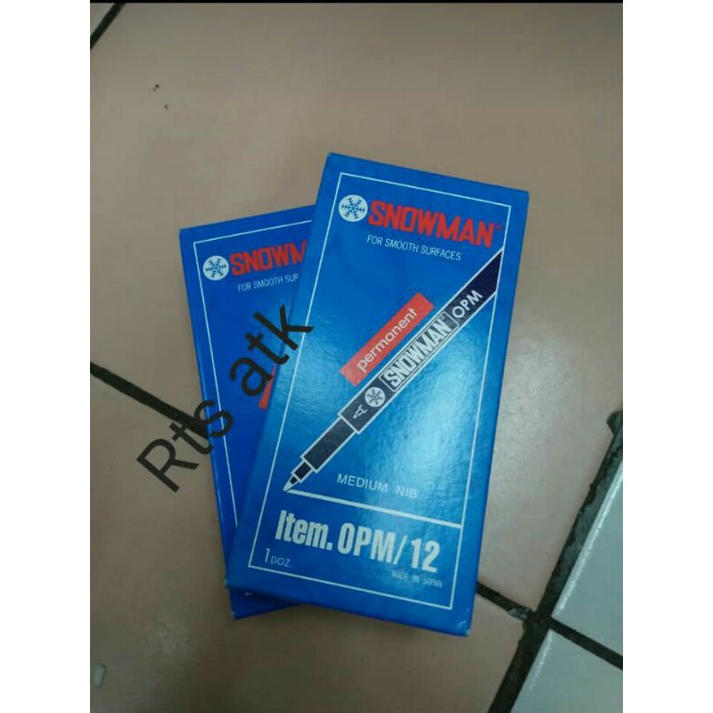 

spidol.snowman.permanent.OPM/12.isi12pcs