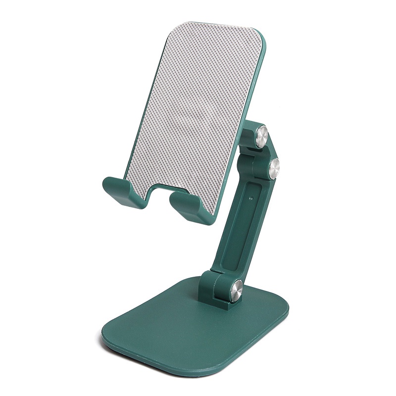 (Green) Stand Holder Hp Universal Bisa Dilipat / Disesuaikan Untuk Iphone / Android