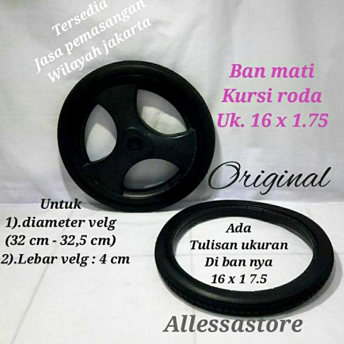 ban mati kursi roda ukuran 16
