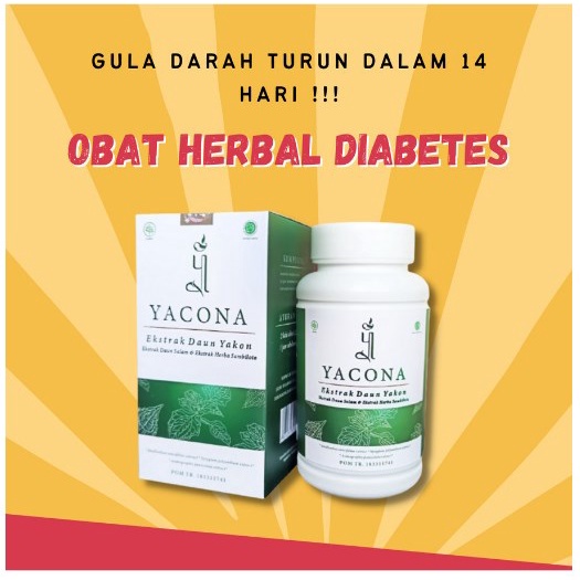 ORIGINAL100% Obat Herbal Diabetes Terbaik Mengobati Pankreas Yacona