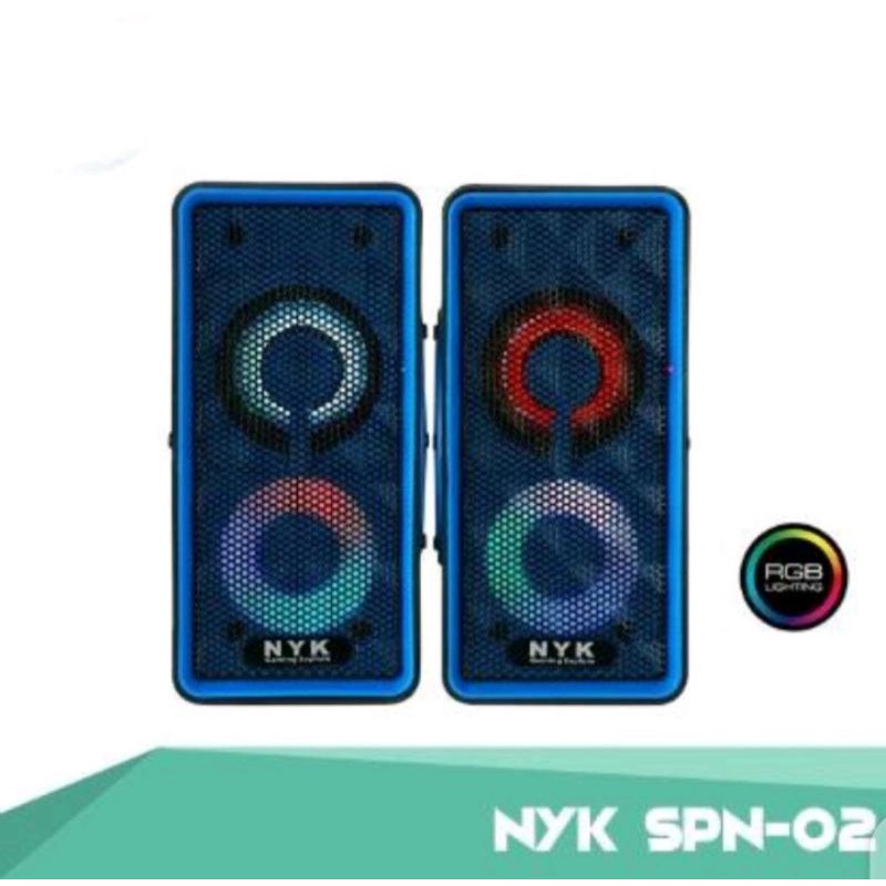 Speaker gaming Pc dan laptop NYK SP-N02 Speaker aktif gaming NYK