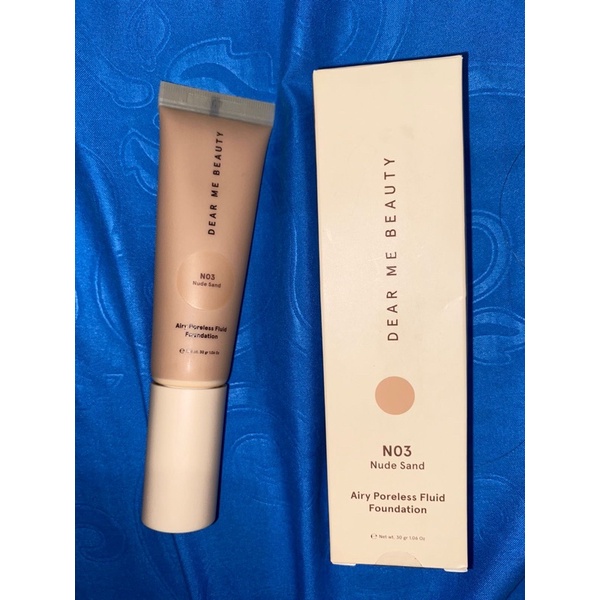 Jual Preloved Dear Me Beauty Airy Poreless Fluid Foundation Shade N03 Nude Sand Shopee Indonesia