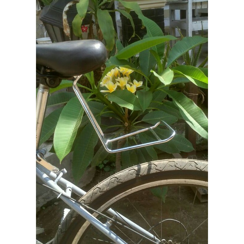 BACK RAK SADEL SEPEDA CROM