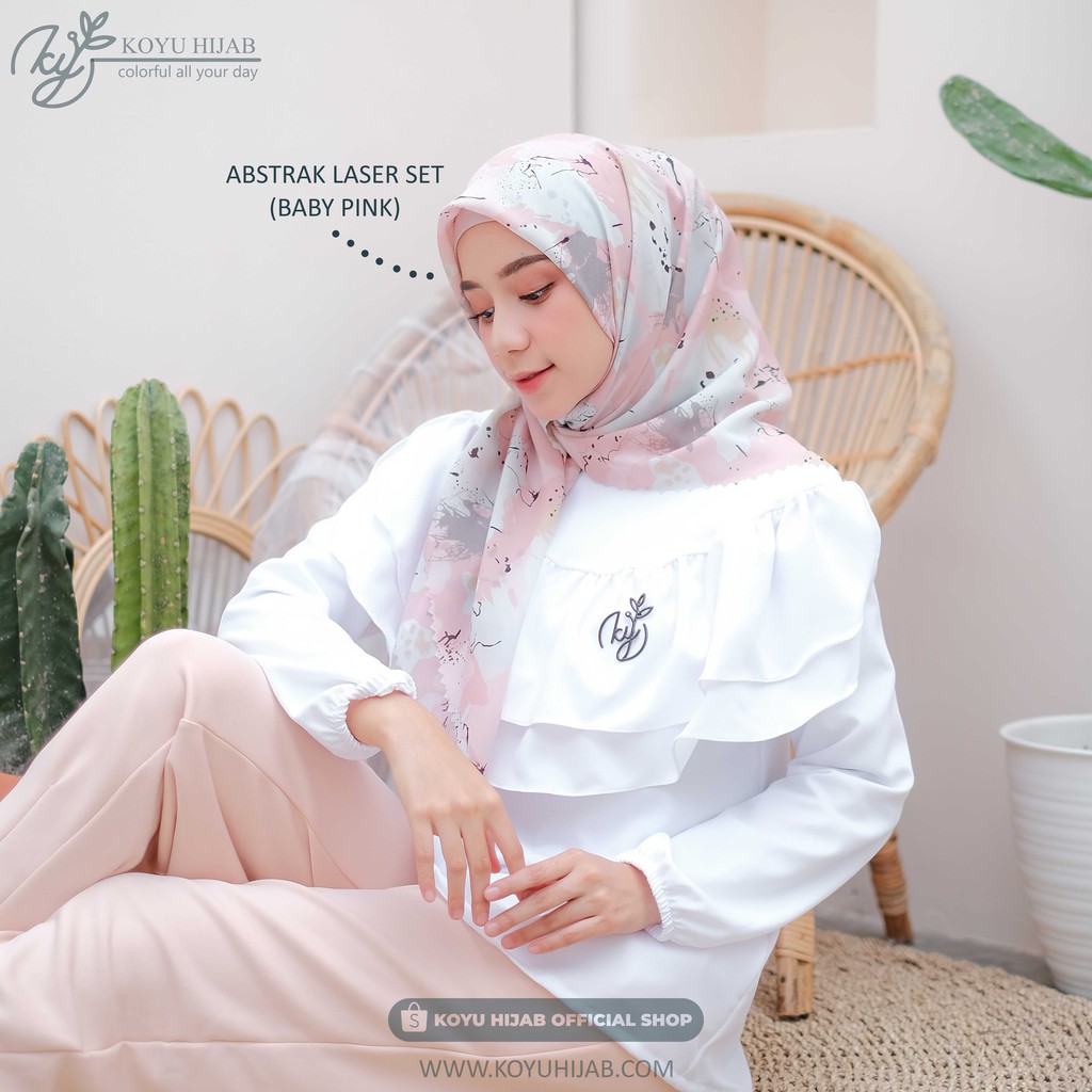 Koyu Hijab Baju Atasan Volla Top Premium Anti Nerawang