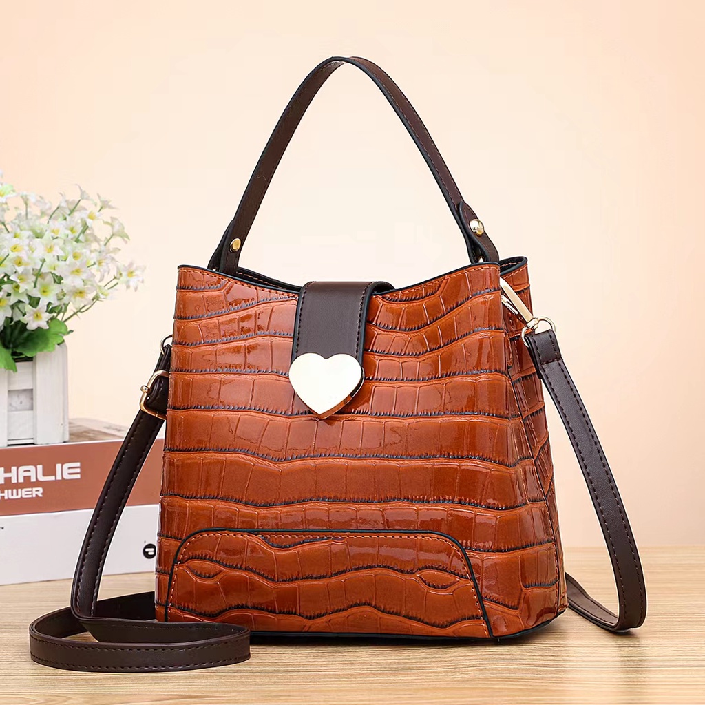 9138 TAS WANITA IMPORT SLEMPANG HANDBAG [1KG 2PC] PERFECT CORNER