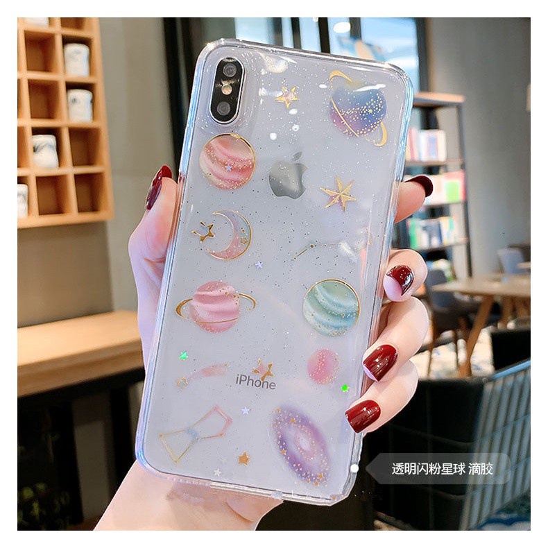 Case Bahan Silikon Motif Starry Sky Untuk Iphone 7 8plus Se X Xs Xr Xsmax 11 11pro 11promax 12promax