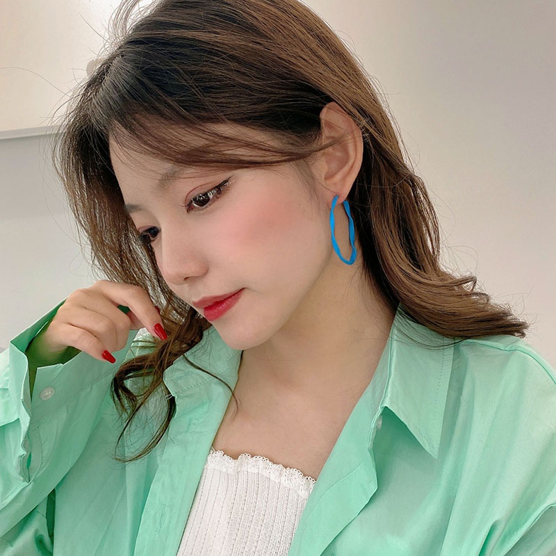Anting Bunga Wanita Korea2023 Liontin Baru Anting Mahasiswa Jarum Perak925