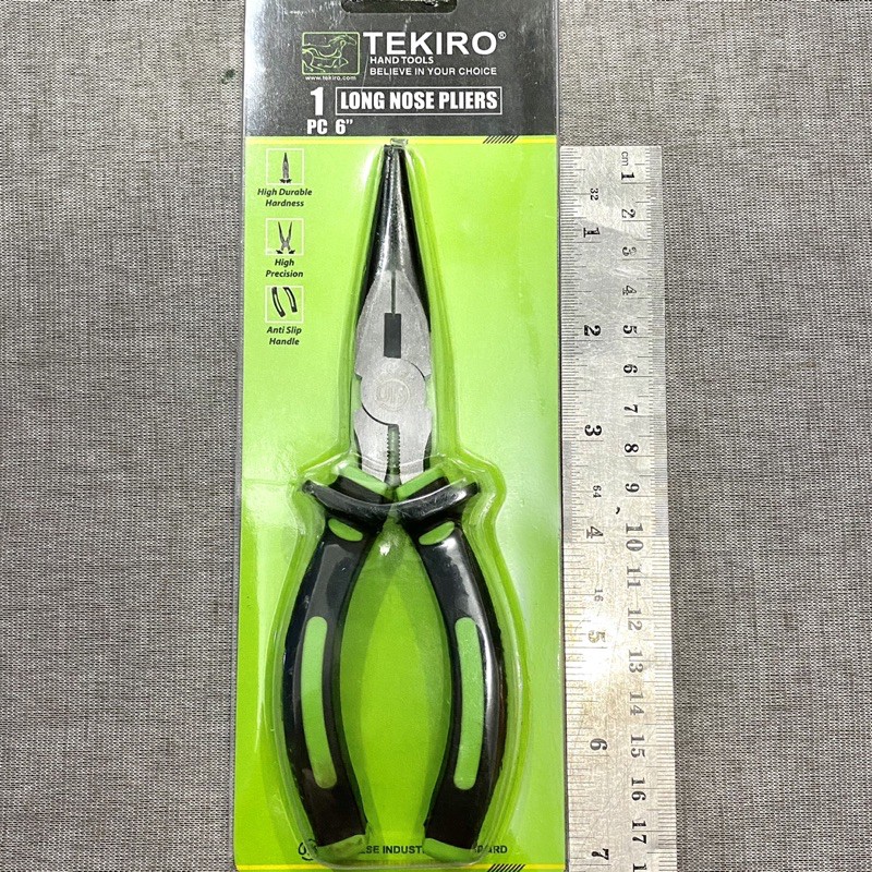 Tang Lancip Tekiro Asli 6&quot;/ Long Nose Pliers 6 inch (Tekiro)