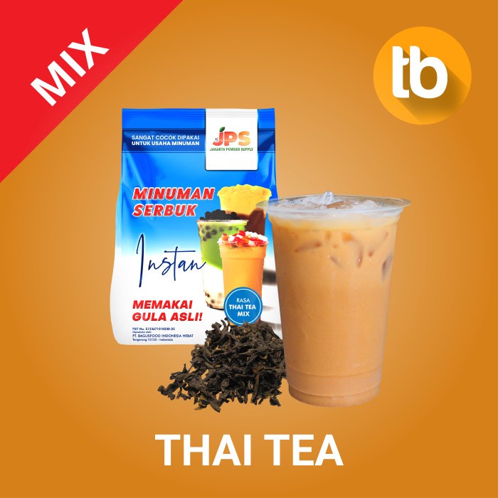 

DISKON - (BISA COD) JPS Thai Tea Mix (Bubuk Minuman Dan Makanan) 1kg