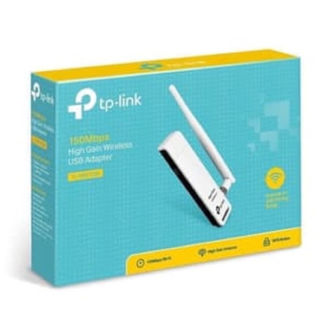 TP-LINK TL-WN722N 150Mbps Antena Wi-Fi USB Adapter 2.4 GHz USB 2.0 WPS Button