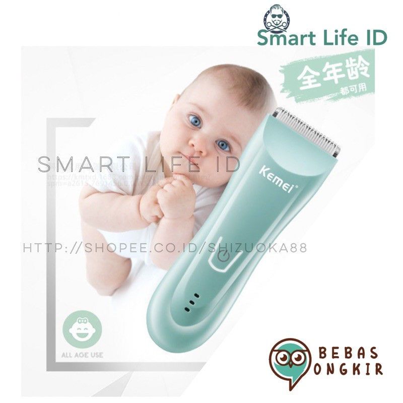 Kemei KM 811 Alat Cukur Rambut Bayi Hair Clipper Electric Baby Clipper Mesin Cukuran Kemei KM-811