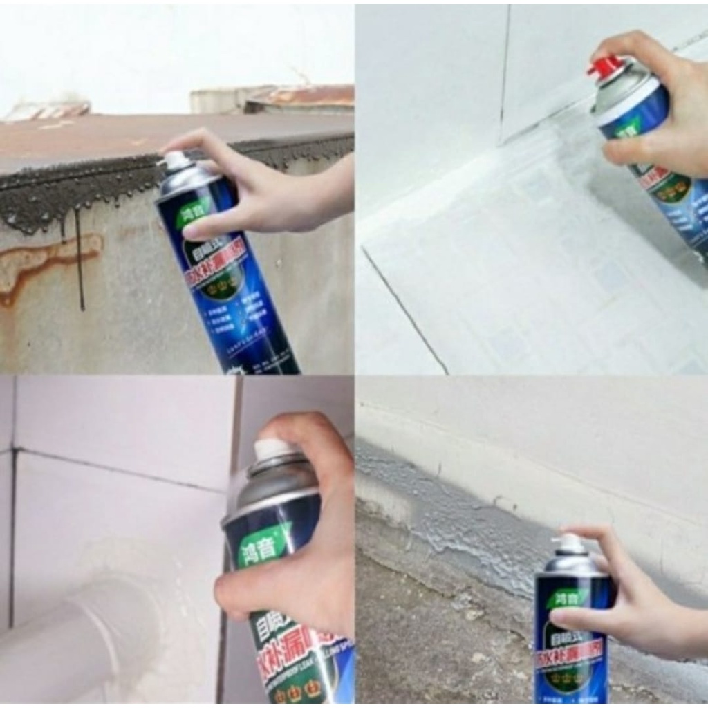 Anti Bocor Spray Ajaib Waterproof Leak Proof Spray Tape Perekat Ajaib Ukuran 700ML