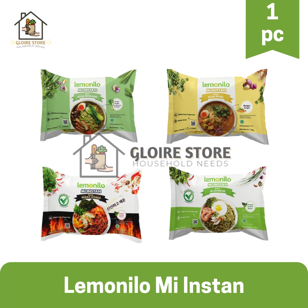 

LEMONILO Mie Instan Le Monilo 80g (W.R) ECERAN