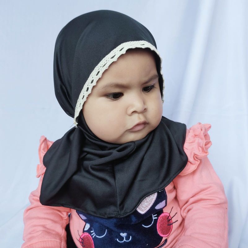 Hijab bayi  bergo Renda