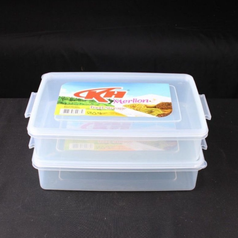 TOPLES MERLION KH Wadah Kotak Penyimpanan Donat Makanan Roti Food Storage Box
