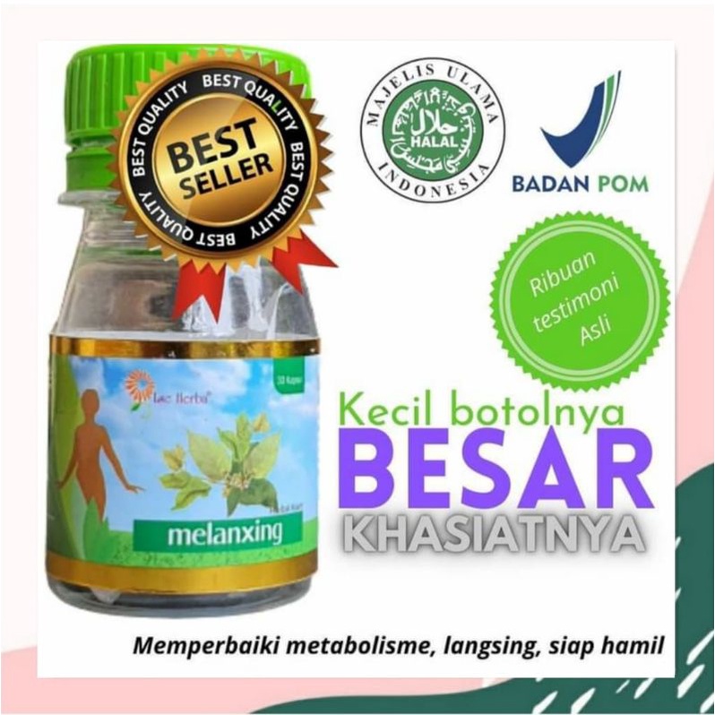 MELANXING LSE HERBA Pelangsing Badan Herbal Penurun Berat Badan Ampuh