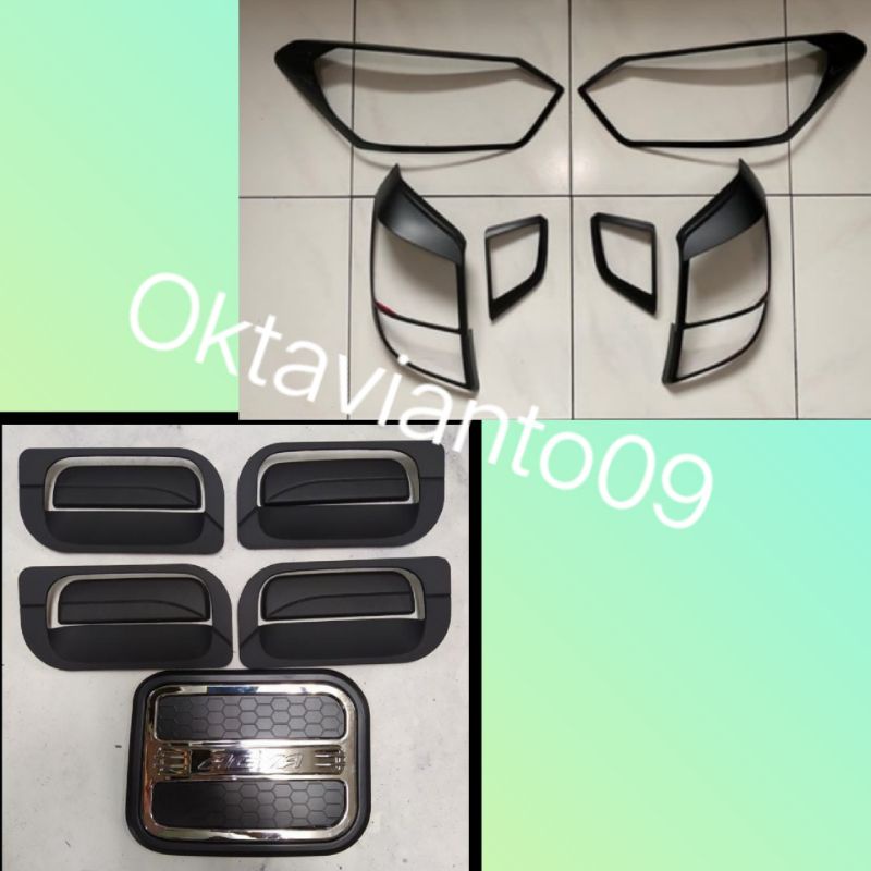 paket garnish outer handle tank Agya 2017 2019 2021 hitam