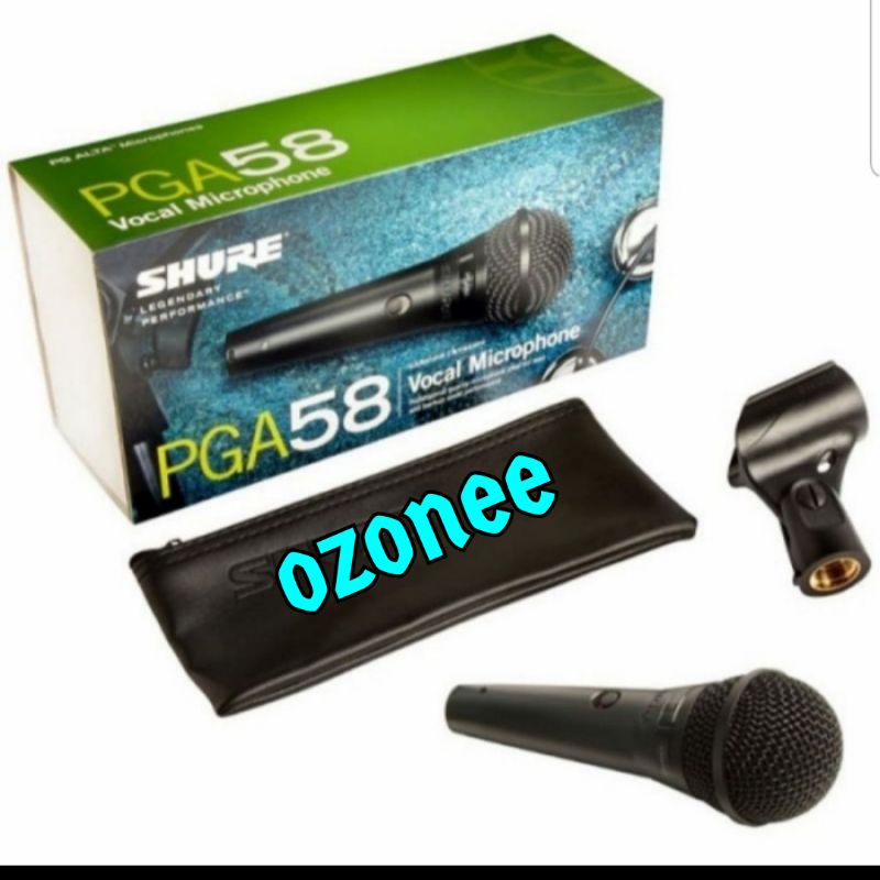 MIC KABEL SHURE PGA58 MICROPHONE SHURE PGA 58 ORIGINAL